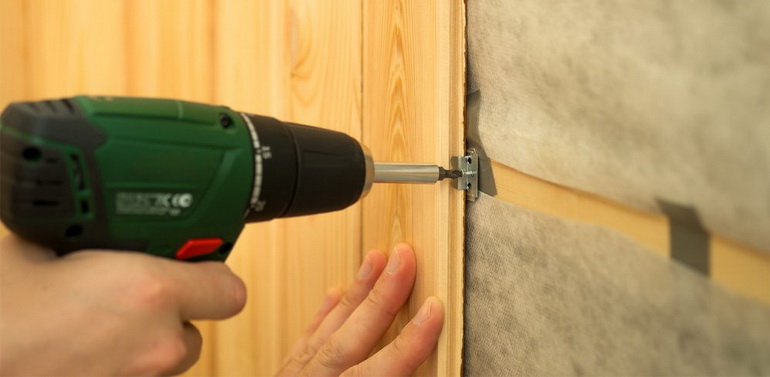 КАК КРЕПИТЬ ВАГОНКУ К ПОТОЛКУ