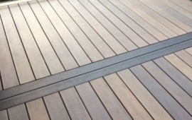 Монтаж палубной доски