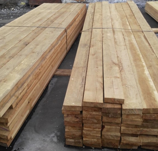 Доска обрезная из лиственницы