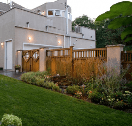 Деревянные заборы и их элементы