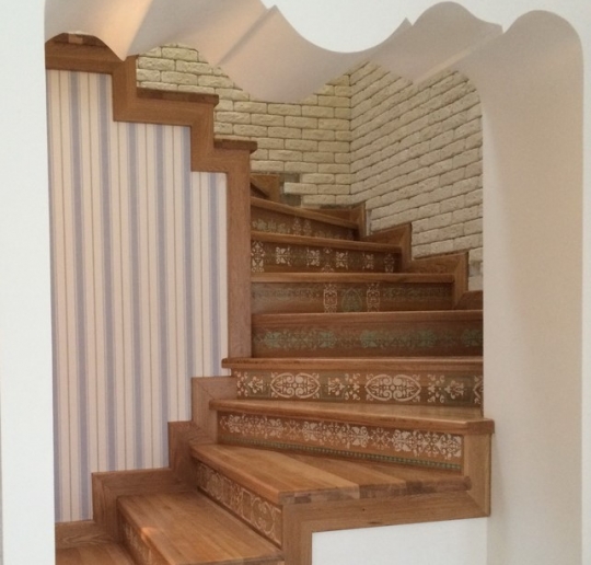 Ступени для лестниц из дуба