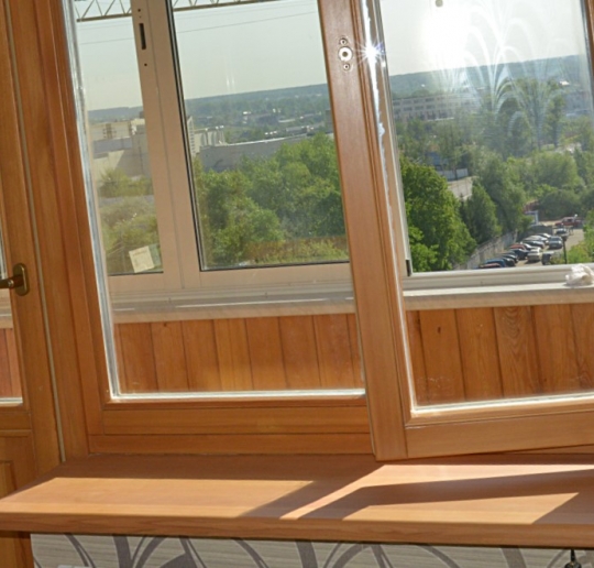 Подоконники из лиственницы