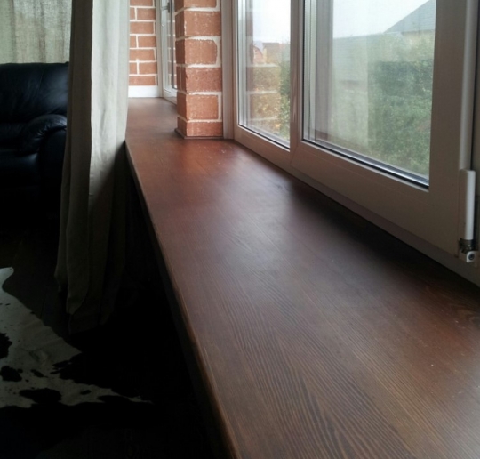 Подоконники из лиственницы