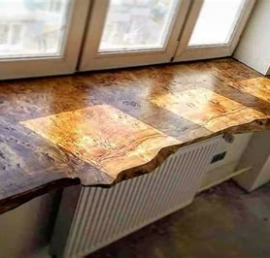 Подоконники из лиственницы