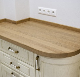 Купить кухонную столешницу из бука от производителя по низкой цене