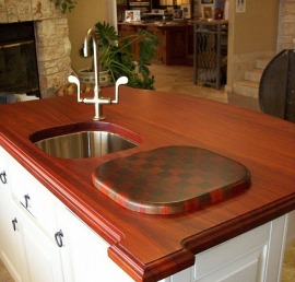 Купить столешницу из кедра от производителя по низкой цене