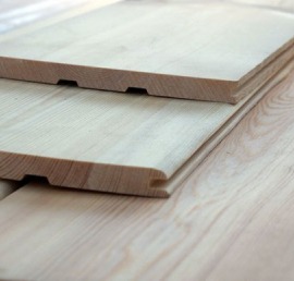 Вагонка-штиль из бука