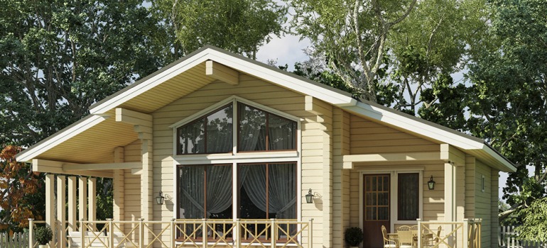 деревянный дом