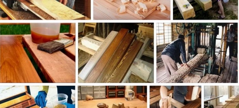 этапы обработки древесины